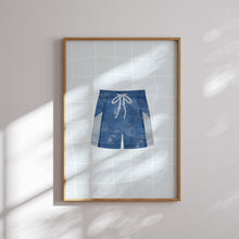 Load image into Gallery viewer, Watercolor summer coastal gallery wall art print 07-33701
