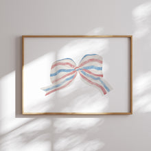 Load image into Gallery viewer, Watercolor red blue Cheerleading gallery wall art print 07-32505
