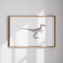 Load image into Gallery viewer, Dinosaurs set of 6 wall art print 07-349

