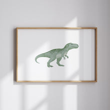 Load image into Gallery viewer, Watercolor Dinosaurs wall art print (choose you print) 07-349
