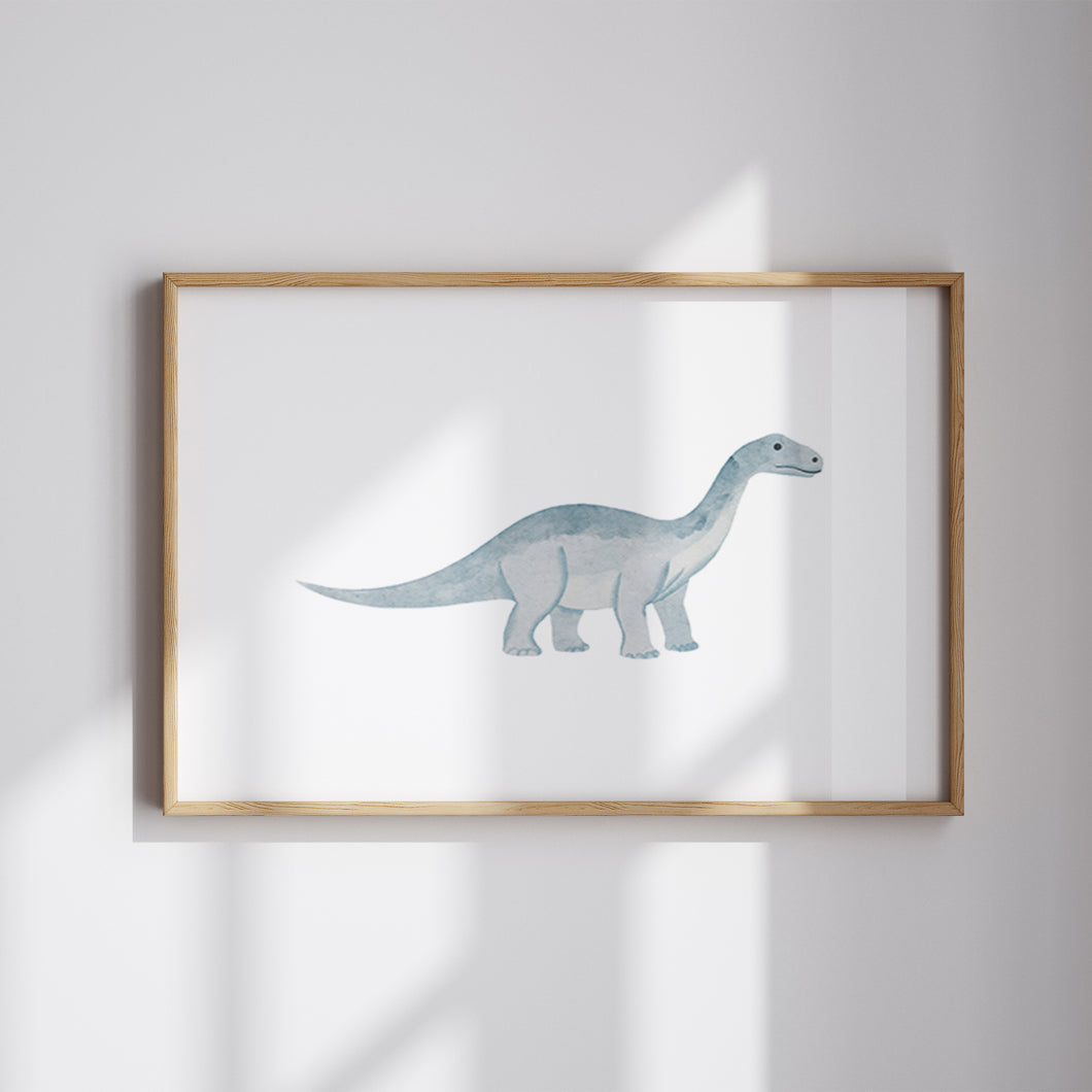Watercolor Dinosaurs wall art print (choose you print) 07-349