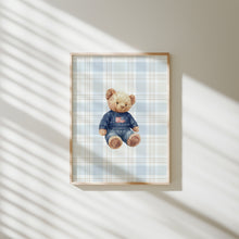 Load image into Gallery viewer, Teddy Bear Boys room art prints (Choose your print) 07-357
