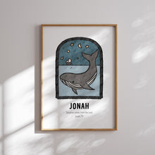 Load image into Gallery viewer, Bible Faith Characters Wall Art With Scripture for Kids 07-356
