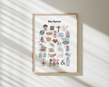 Load image into Gallery viewer, Christian educational art print 07-233
