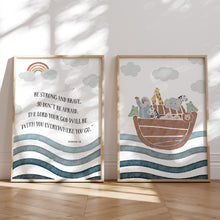Load image into Gallery viewer, Watercolor Noah&#39;s ark art print 07-246
