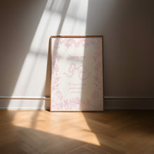 Load image into Gallery viewer, Modern pink aesthetic coquette Christian art set of 2 art prints
