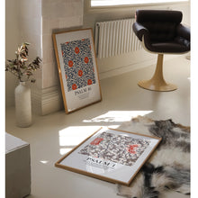 Load image into Gallery viewer, Set of 2 Chinoiserie flower pattern art prints
