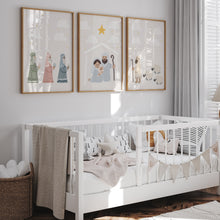 Load image into Gallery viewer, Nativity Christmas Set of 3 Prints 13-208
