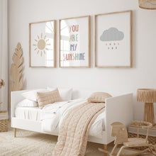 Load image into Gallery viewer, Watercolor boho pastel rainbow color you are my sunshine 07-26409
