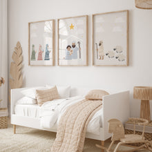 Load image into Gallery viewer, Nativity Christmas Set of 3 Prints 13-208
