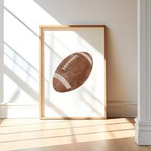 Load image into Gallery viewer, Watercolor Blue American football set of 3 art prints 07-29602
