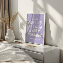 Load image into Gallery viewer, Purple Aesthetic bible verse set of 6 art prints
