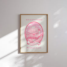 Load image into Gallery viewer, Pink Western Cowgirl Christian wall art prints

