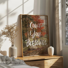 Load image into Gallery viewer, Orange brown fall thanks giving Aesthetic bible verse set of 6 art prints
