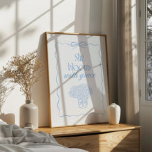 Load image into Gallery viewer, Blue pink aesthetic set of 6 Christian wall art prints 02-326
