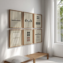Load image into Gallery viewer, Modern set of 6 bible sketch scripture wall art prints
