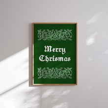 Load image into Gallery viewer, Minimal Red Green Christian Christmas Bible Verse Wall Art (Choose your Print) 13-214
