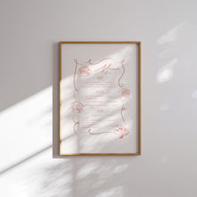 Load image into Gallery viewer, Modern Pink aesthetic Christian kitchen wall art print
