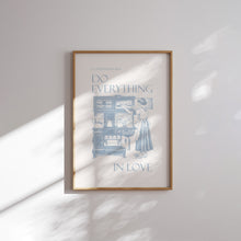 Load image into Gallery viewer, Blue aesthetic Christian kitchen wall art print
