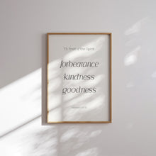 Load image into Gallery viewer, The fruit of the spirit set of 6 wall art prints
