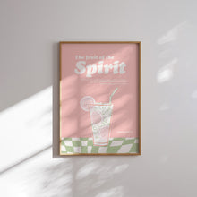 Load image into Gallery viewer, Modern Pink green aesthetic Christian kitchen wall art print
