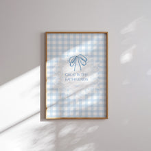 Load image into Gallery viewer, Blue Cottage core Christian wall art print (Choose your print)
