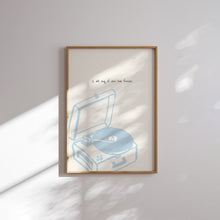 Load image into Gallery viewer, Light blue coquette Christian bible verse art prints

