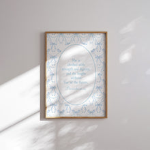 Load image into Gallery viewer, Aesthetic pink blue trendy girly room wall art print

