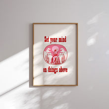 Load image into Gallery viewer, Western Pink cowgirl Christian bible verse art print
