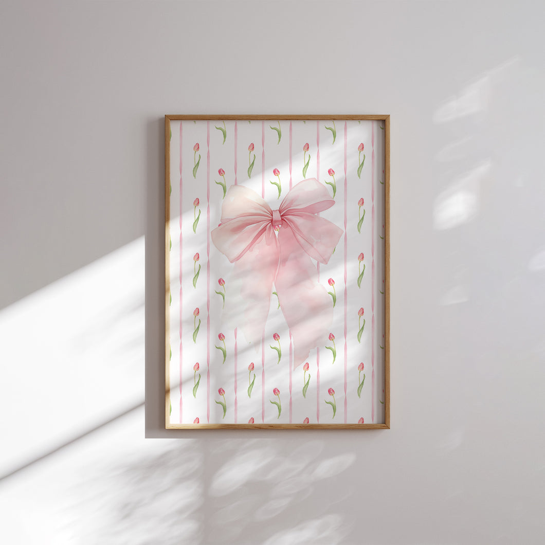 pink green Cottage core Christian wall art print (Choose your print) 02-322