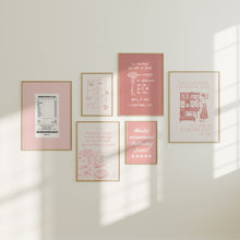Load image into Gallery viewer, Modern Pink aesthetic Christian kitchen wall art print
