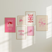 Load image into Gallery viewer, Western Pink cowgirl Christian bible verse art print
