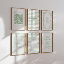 Load image into Gallery viewer, Sage green set of 6 Christian wall art prints 02-320
