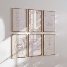 Load image into Gallery viewer, Light pink trendy coquette Christian bible verse art prints
