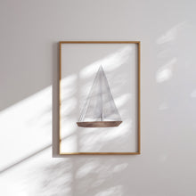 Load image into Gallery viewer, Sage green set of 6 nautical beach house art prints 07-346
