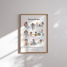 Load image into Gallery viewer, set of 6 Christian kids educational art prints 07-178
