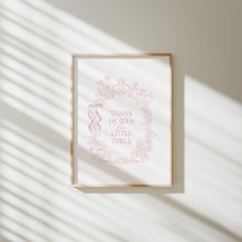Load image into Gallery viewer, Pink Teddy Bear Girls room art prints (Choose your print) 07-365
