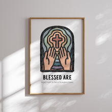 Load image into Gallery viewer, Set of 8 boho Christian kids the beatitudes prints 07-344
