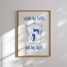 Load image into Gallery viewer, Set of 9 blue cowgirl Christian bible verse wall art 02-321
