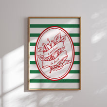 Load image into Gallery viewer, Red Green Christian Christmas Wall Art Print (Choose your print) 13-222
