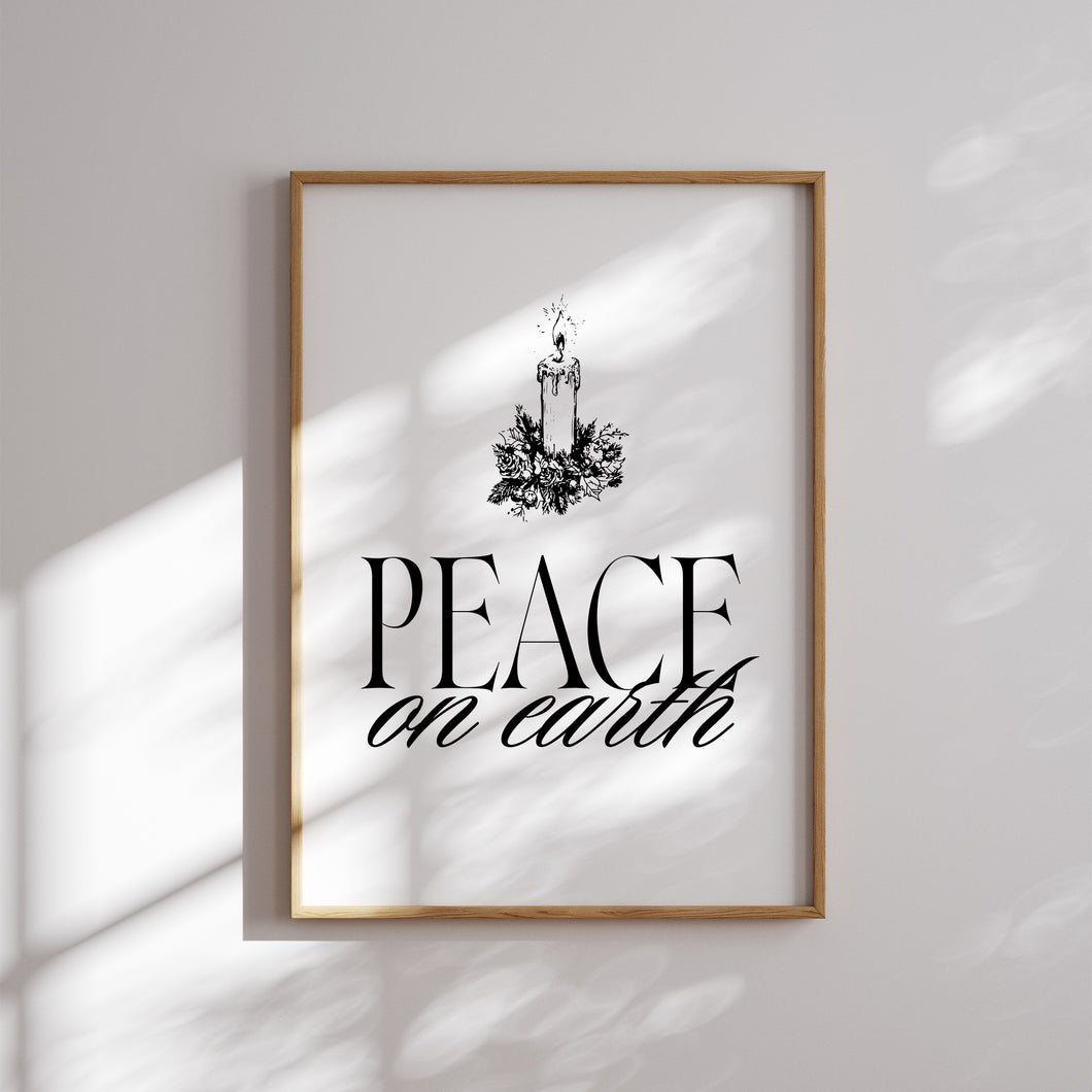 Black Christian Christmas Wall Art Print (Choose your print) 13-226
