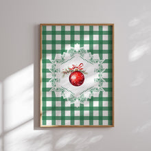 Load image into Gallery viewer, Red Green Christian Christmas Wall Art Print (Choose your print) 13-222
