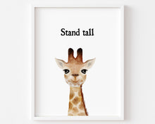 Load image into Gallery viewer, set of 9 baby animal be quote art prints 07-16303
