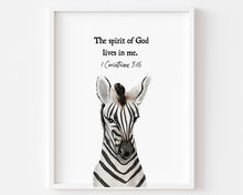 Load image into Gallery viewer, set of 9 baby animal bible verse art prints 07-16305
