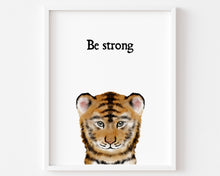 Load image into Gallery viewer, set of 9 baby animal be quote art prints 07-16303
