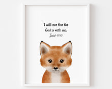 Load image into Gallery viewer, set of 9 baby animal bible verse art prints 07-16305
