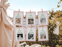 Load image into Gallery viewer, 0313 pink golf birthday decoration template
