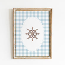 Load image into Gallery viewer, Preppy Nautical Nursery Wall Art Print For Boys (choose you print) 07-257
