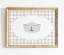 Load image into Gallery viewer, Preppy Nautical Nursery Wall Art Print For Boys (choose you print) 07-257
