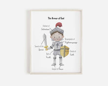 Load image into Gallery viewer, The Armor of God Art Print (Boy) 3
